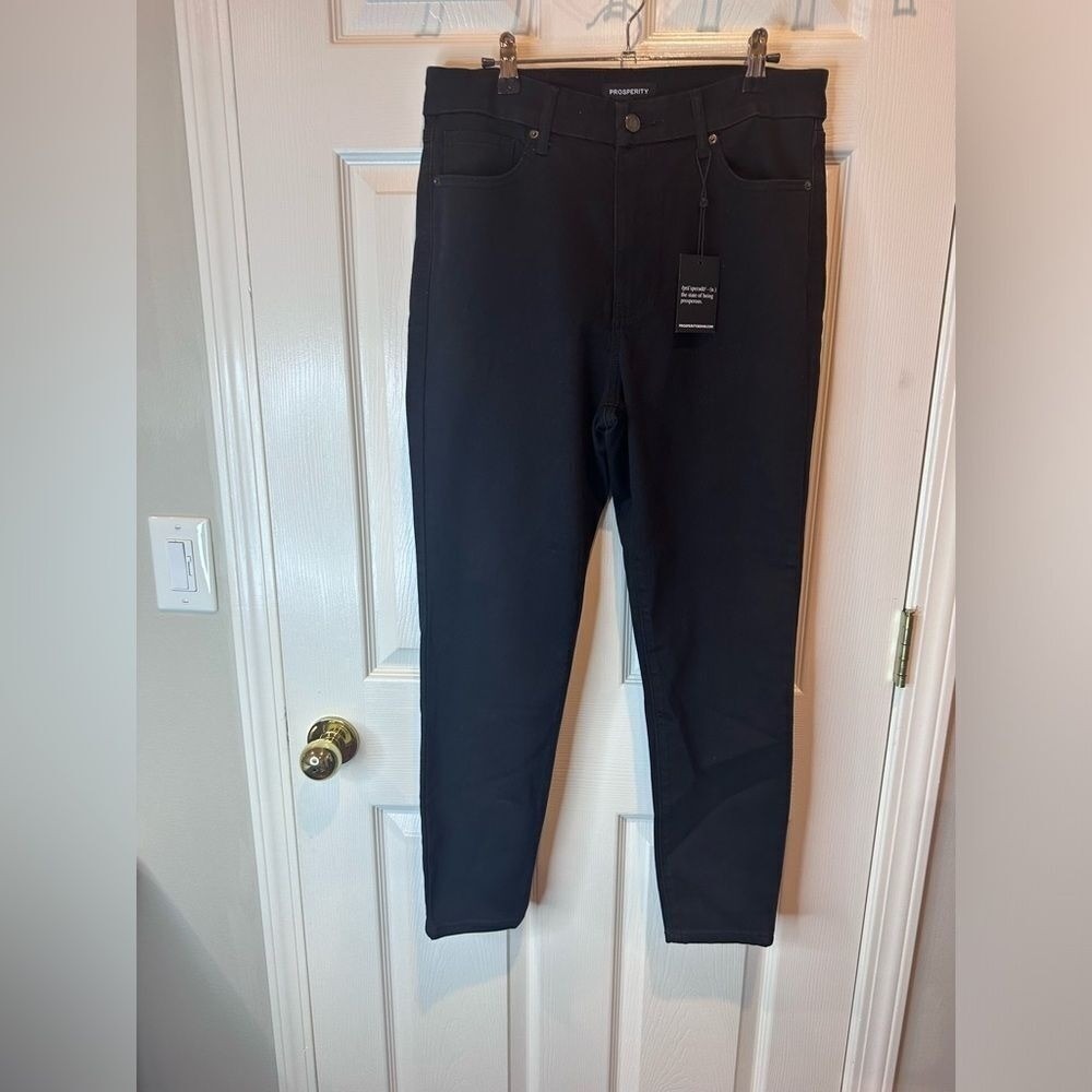 NEW Prosperity Denim 32 (14) Black Skinny Jeans Stretch‎ - Picture 3 of 8